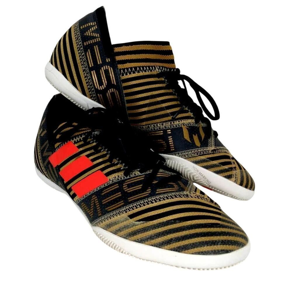 Adidas Nemeziz Messi Men's Pre-owned Gold/Black/Red Athletic Sneakers - sz. 6